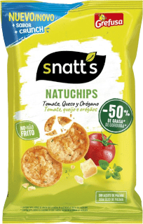 Snatt's Natuchips tomate, queso y orégano